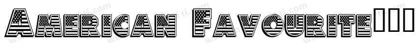 American Favourite字体转换